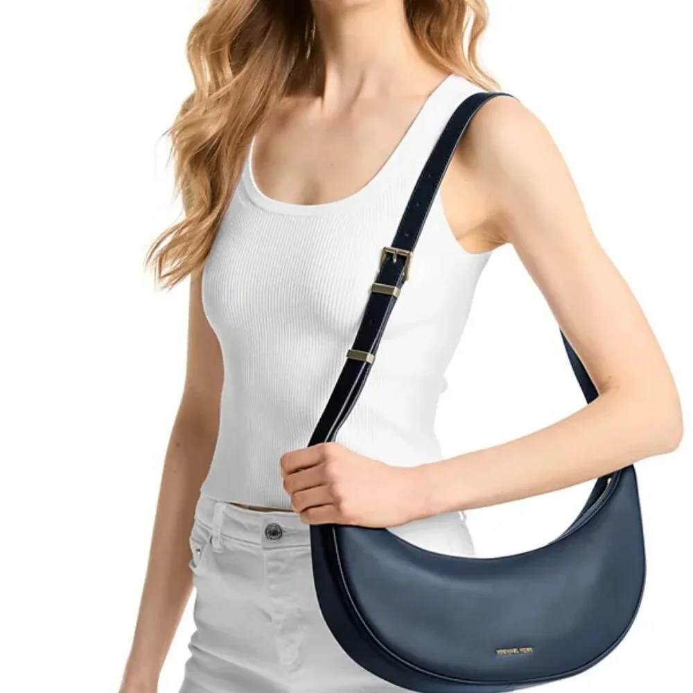 SALE! ✅ Michael Kors AVRA Medium Convertible Sling Leather Crossbody ⭐ NWT